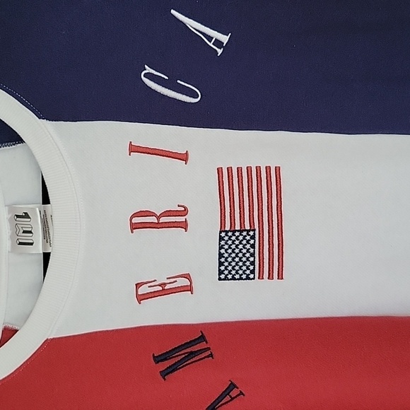 IML Isaac Morris Size Large America Graphic Sweatshirt - Picture 2 of 5